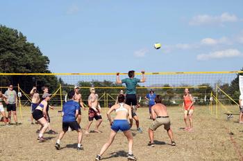 volleyball på landsleir