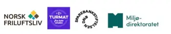 logo Norsk friluftsliv, Turmat, Sparebankstiftelsen dnb, Miljødir. 
